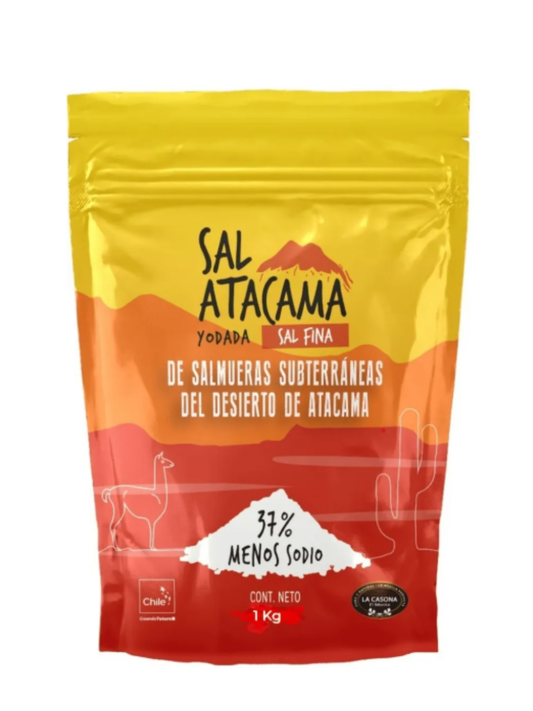 Sal Atacama Fina Reducida En Sodio 1 Kg