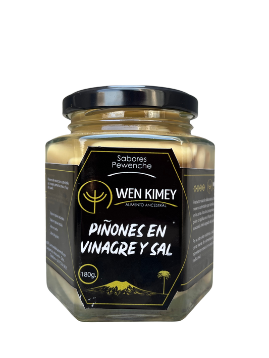 Piñones en vinagre y sal 180 gr.