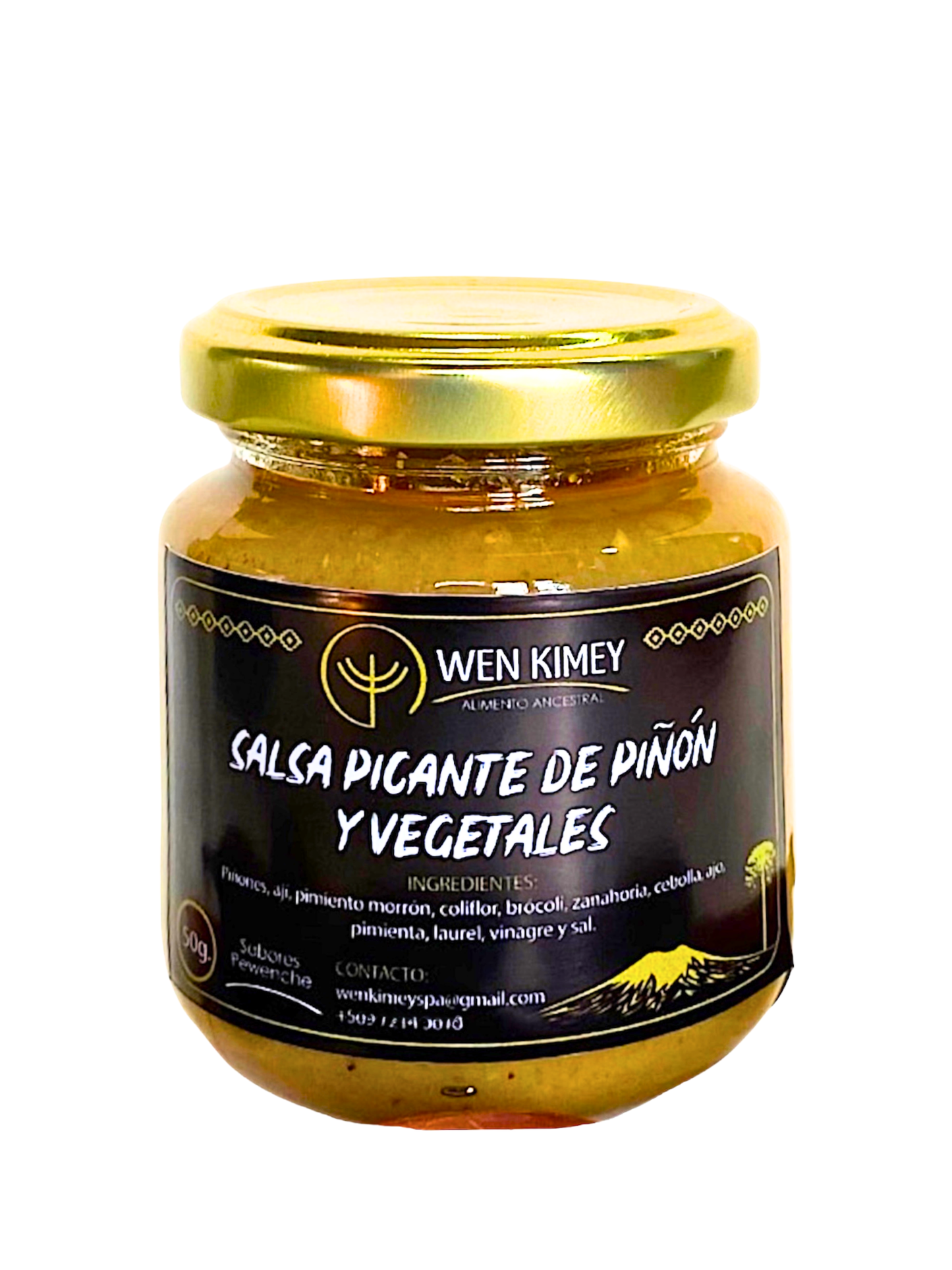 Salsa Picante de Piñón y Vegetales 50 gr.