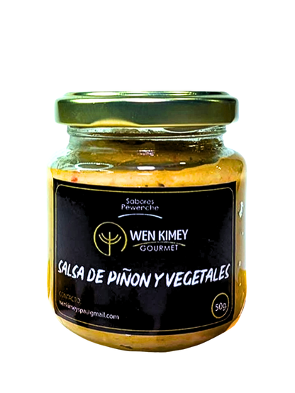Salsa de Piñón y Vegetales 50 gr.