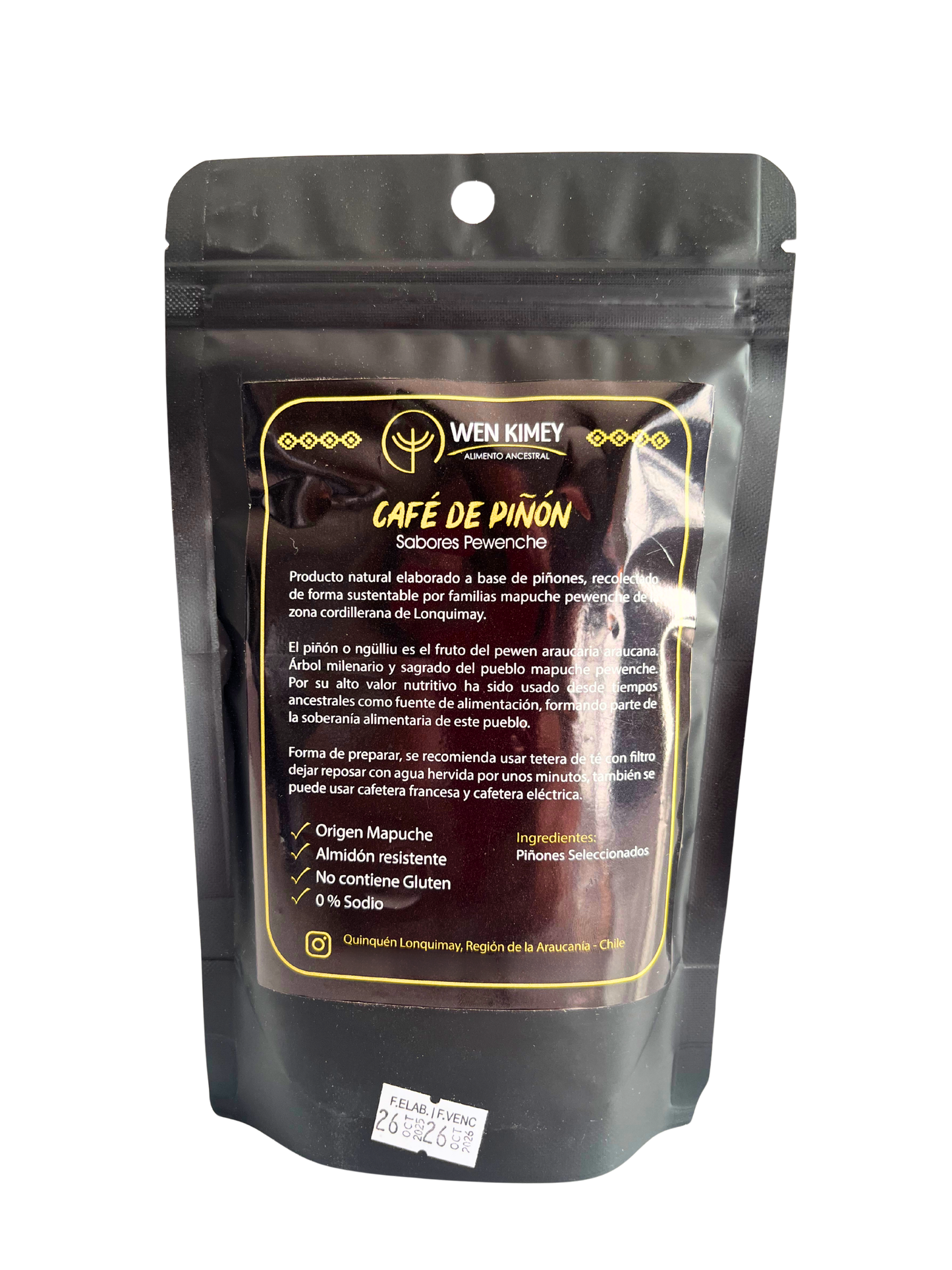 Café de Piñón 200 gr. De Wen Kimey